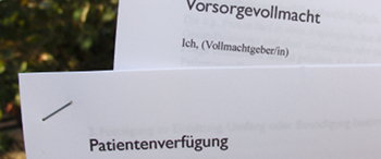 Broschüren Formulare